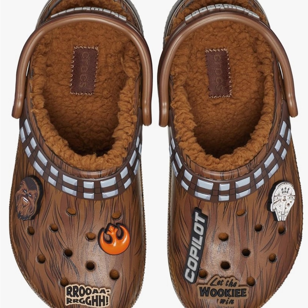 Crocs kids STAR WARS CHEWBACCA CLASSIC LINED CLOG size j4